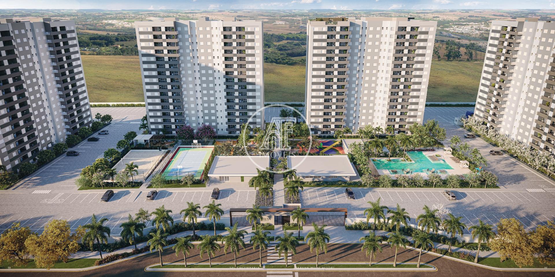 SERENA HOME RESOT, Apartamentos 2 e 3 quartos condomínio com 4.500m  de lazer
