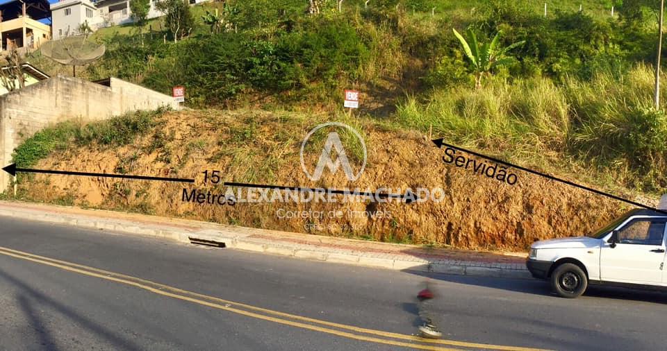 Terreno à venda de frente a rua principal do bairro de Terreno de  BRUSQUE - SC