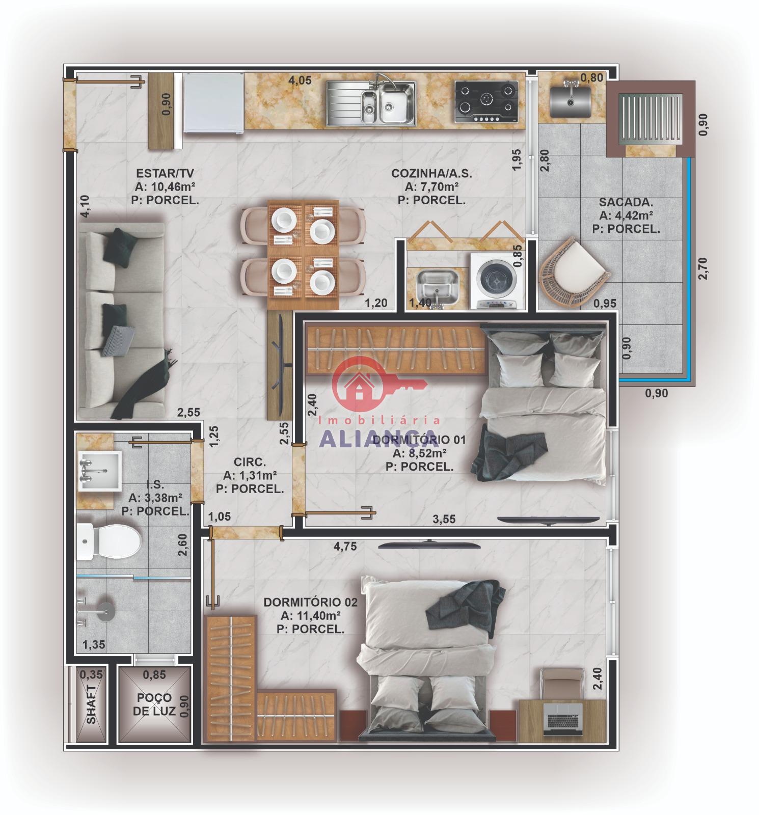 Apartamento  venda, BIOPARK, TOLEDO - PR
