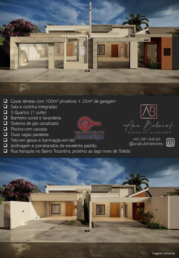 Casa  venda, TOCANTINS, TOLEDO - PR