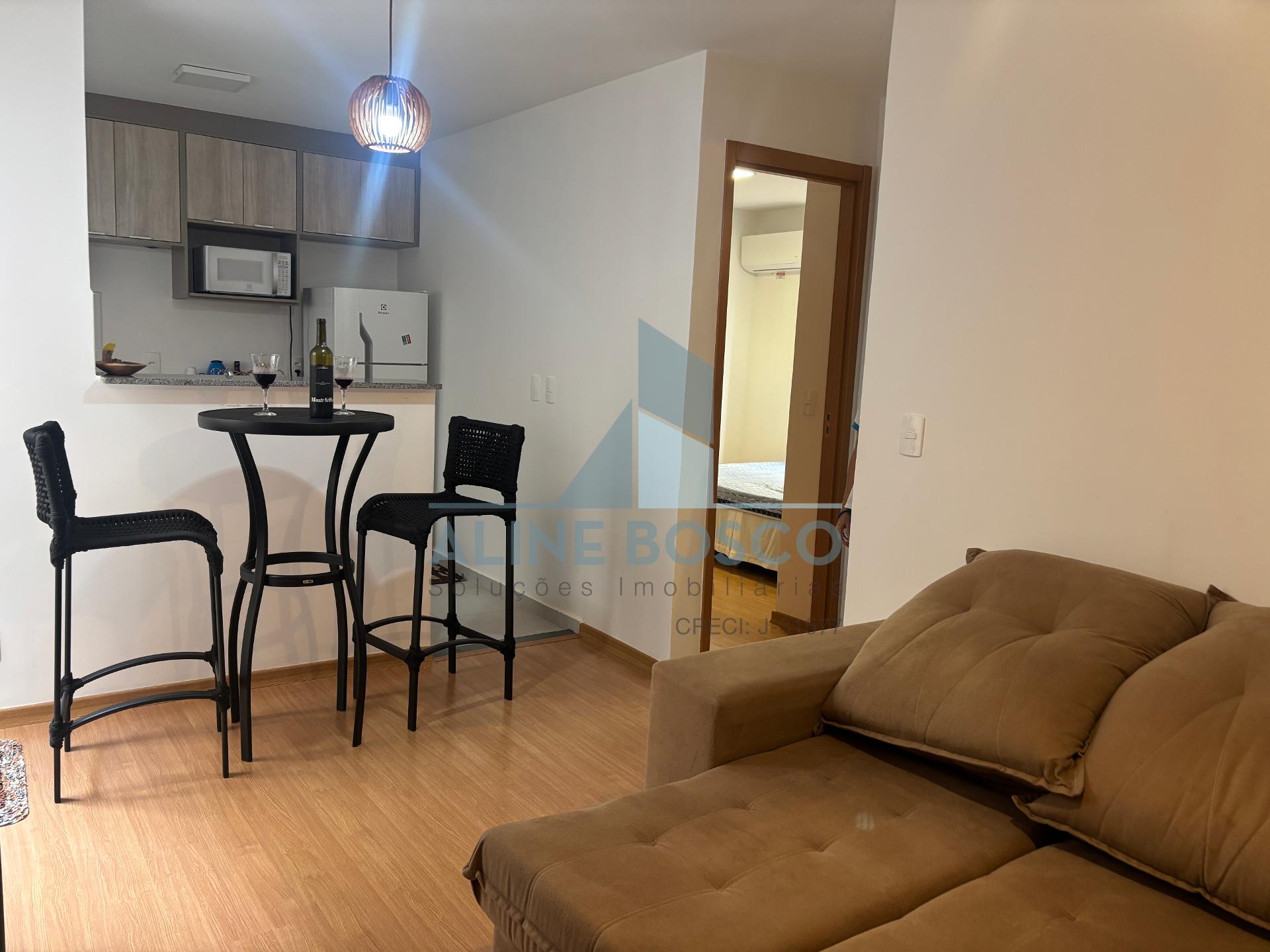 Venda, apartamento Mobiliado no Residencial Amistad com 2 Dorm...