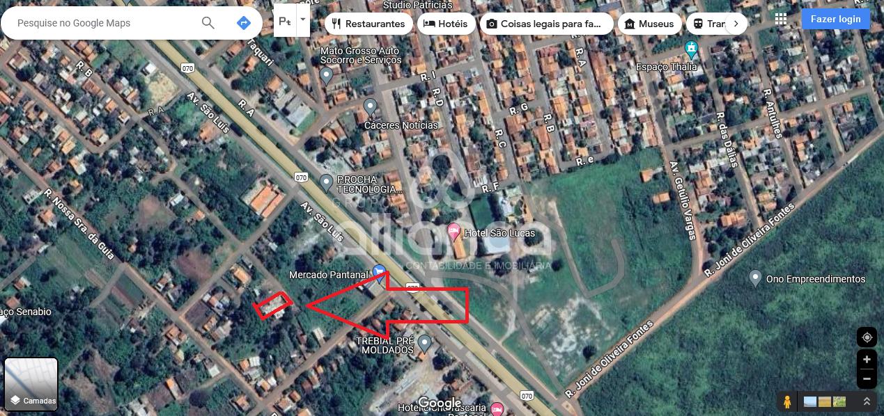 Terreno, SANTO ANTONIO, CACERES - MT