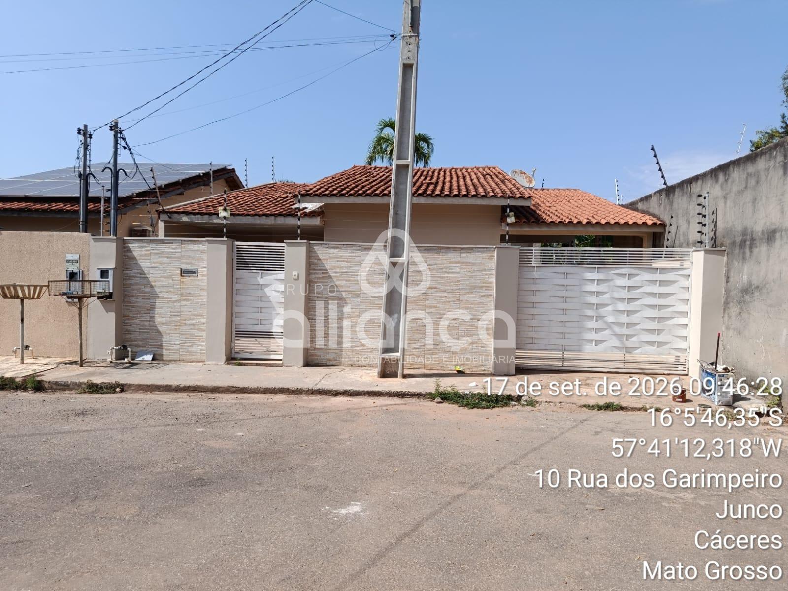 Casa para locação, JUNCO, CACERES - MT