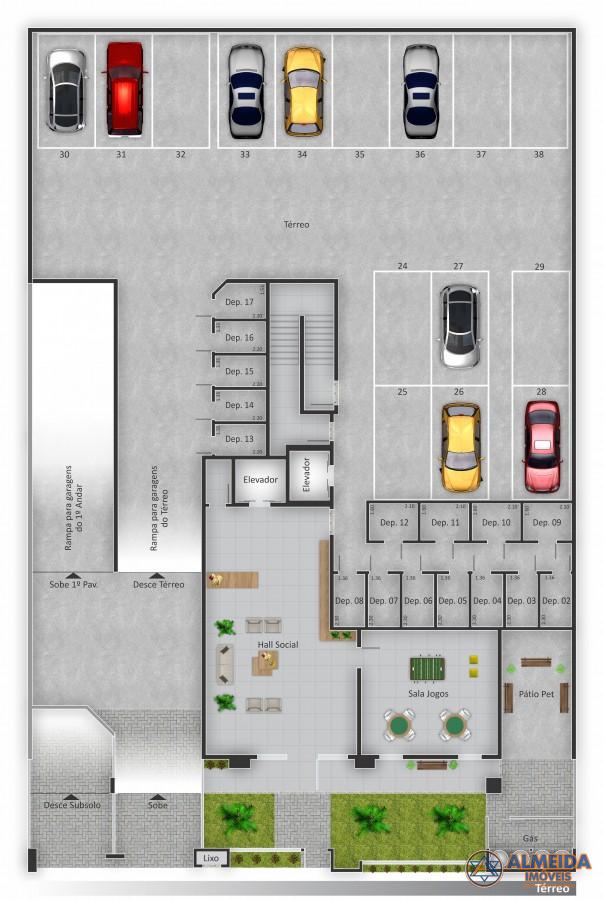 APARTAMENTOS ALTO PADRO PARA VENDA NO EDIFICIO RESIDENCIAL LONDON LOCALIZADO NO BAIRRO ALTO ALEGRE