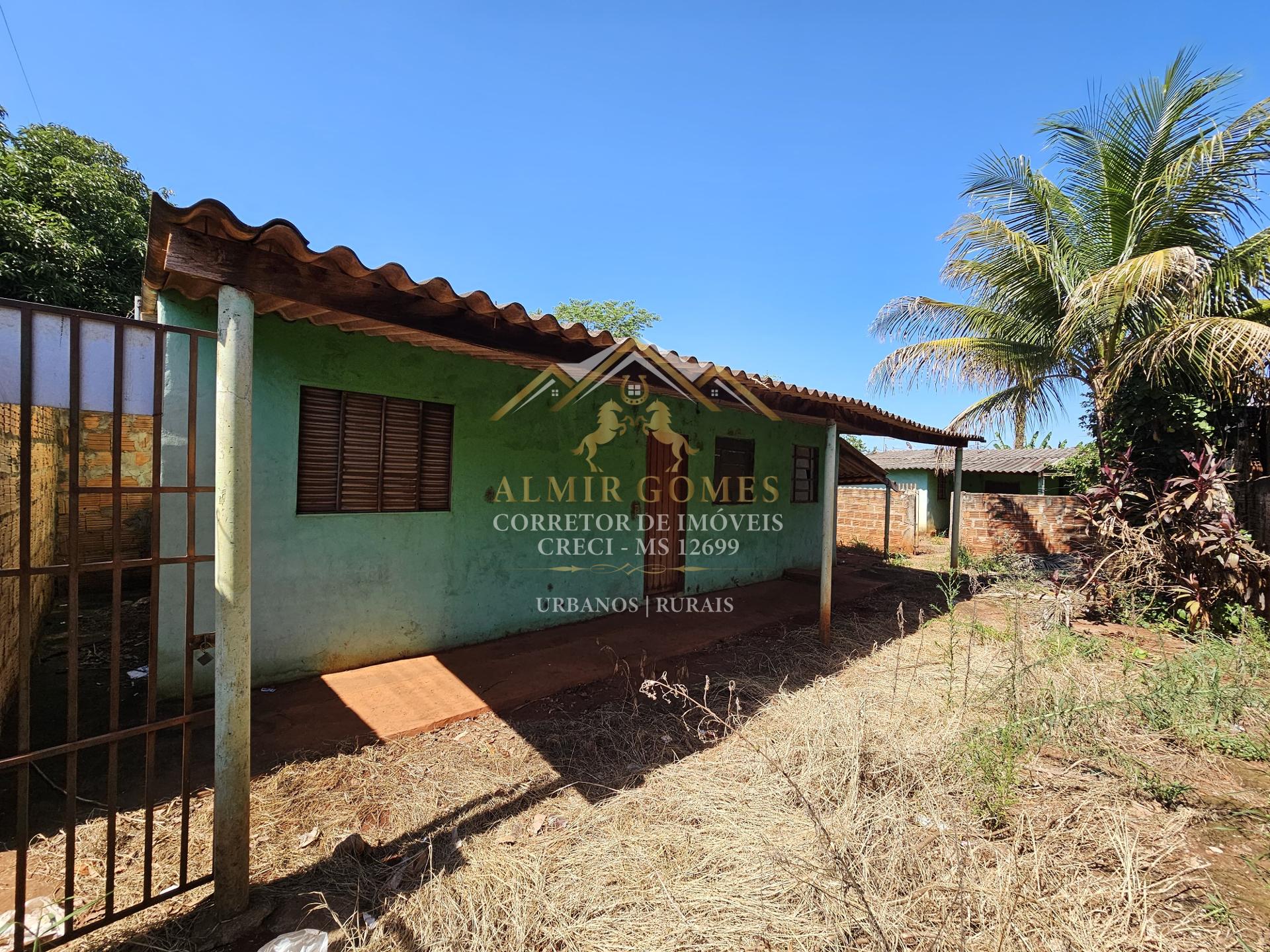 Á venda - 2 casa pequenas no mesmo terreno, Jardim Carioca, CAMPO GRANDE - MS