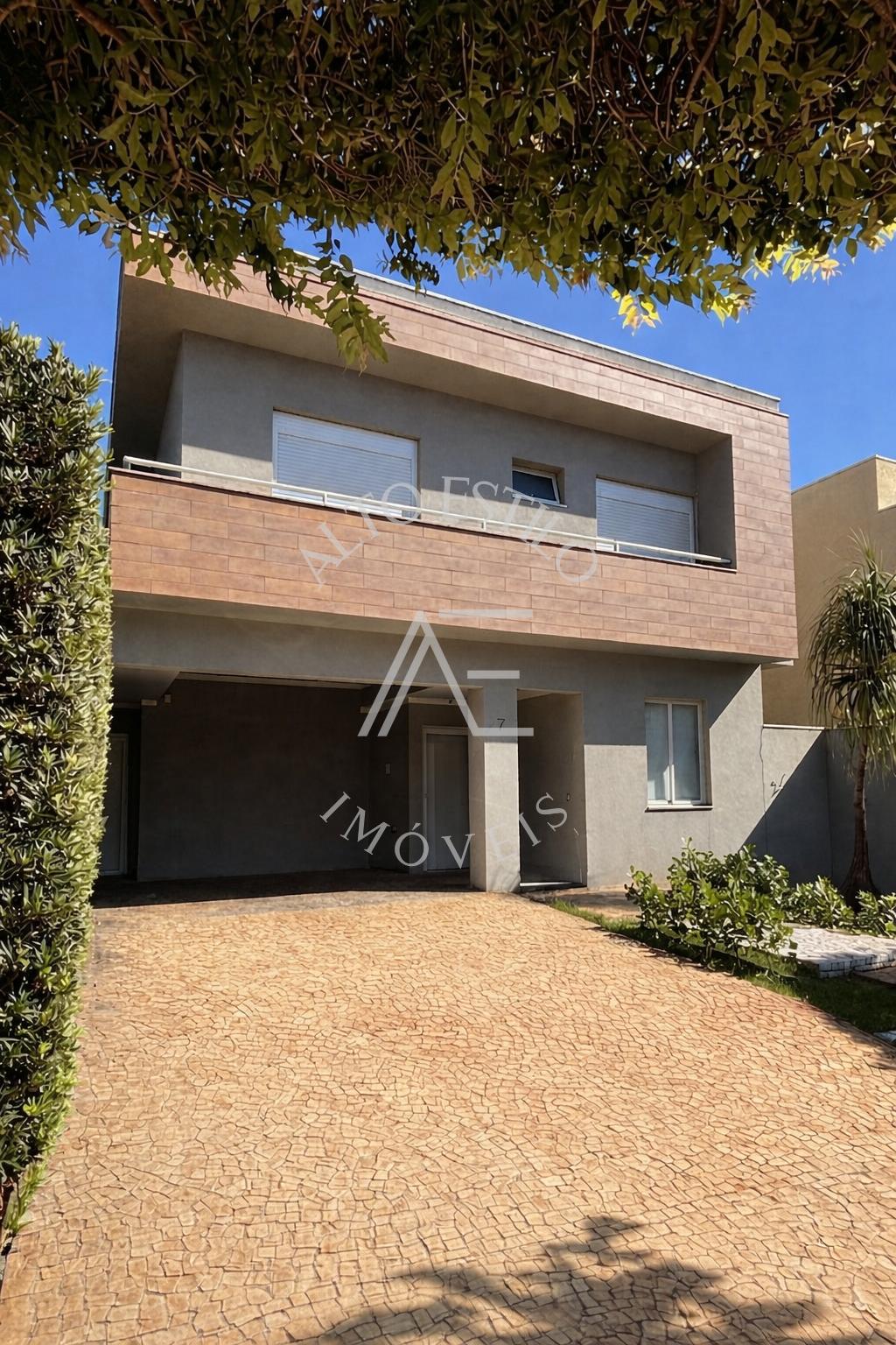 Sobrado Alto Padrão à Venda no Condomínio Figueira Branca Ribe...