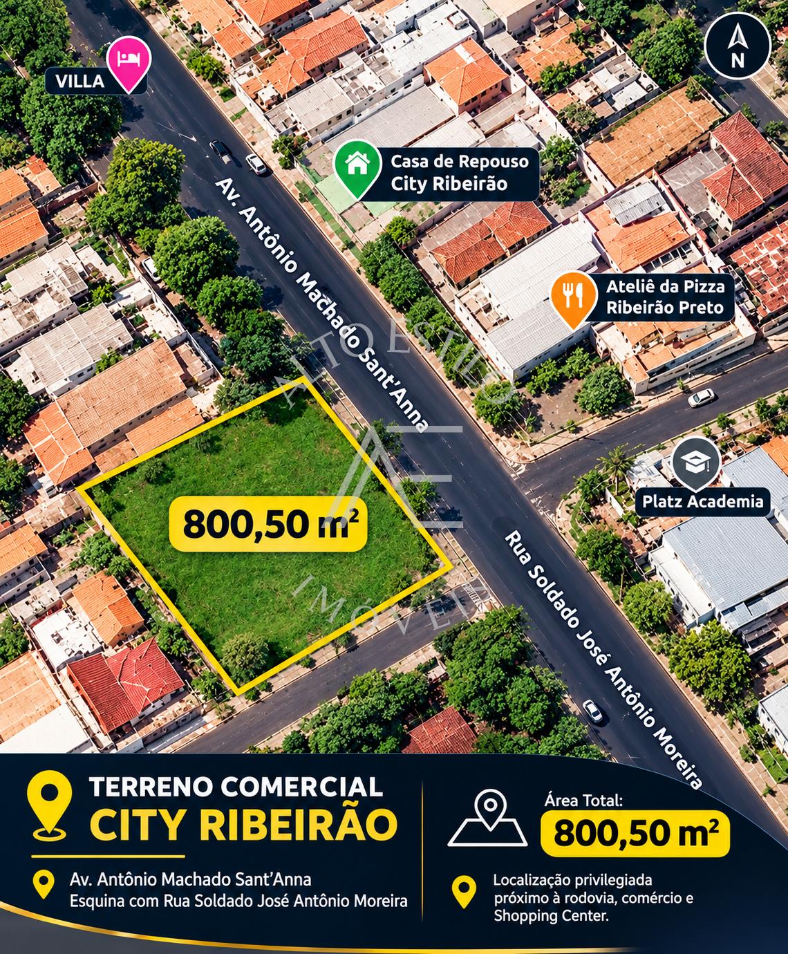 Terreno Comercial à venda Bairro City Ribeirão Ribeirão Preto SP