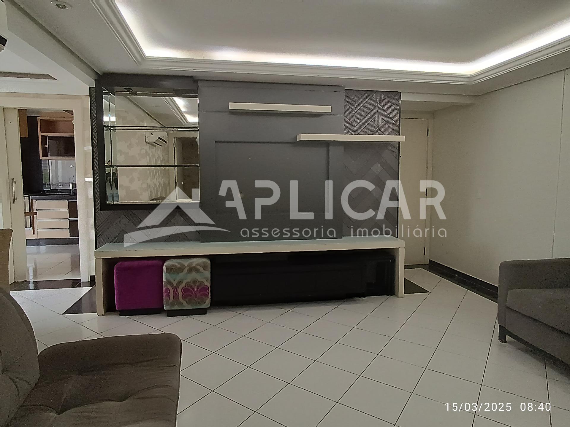 APARTAMENTO SEMIMOBILIADO COM 3 QUARTOS NO EDIFÍCIO RESIDENCIA...