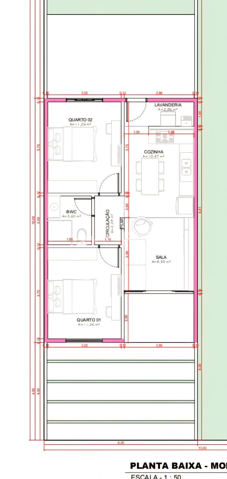 Casa nova na planta à venda, Parque Presidente II, FOZ DO IGUA...