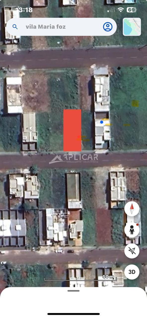 Terreno com 250 m2 à venda, Vila Maria, FOZ DO IGUACU - PR