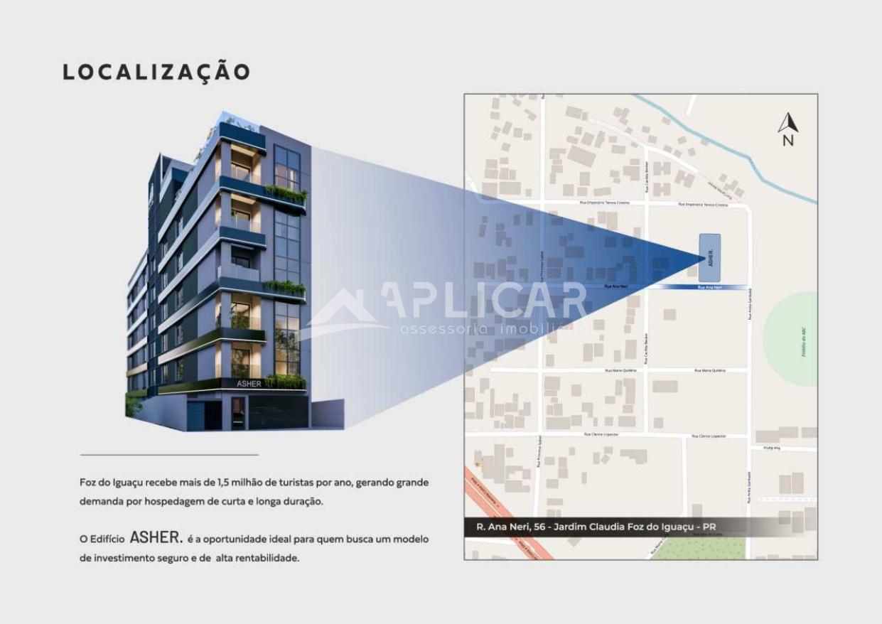 Apartamento lançamento Residencial Asher, Jardim Claudia, FOZ ...
