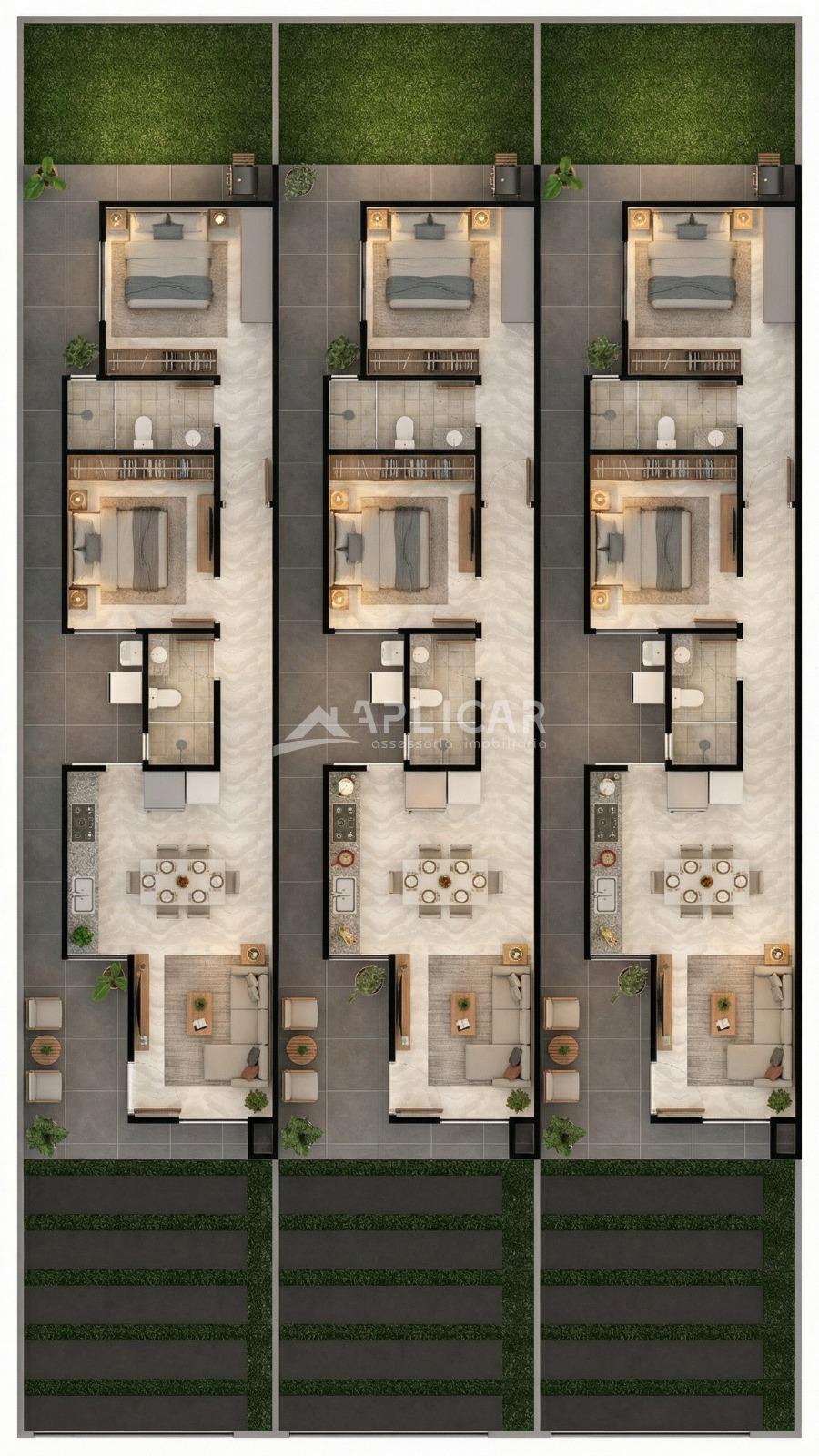 Casa nova com 67 m2 no Jardim Alice, FOZ DO IGUACU - PR