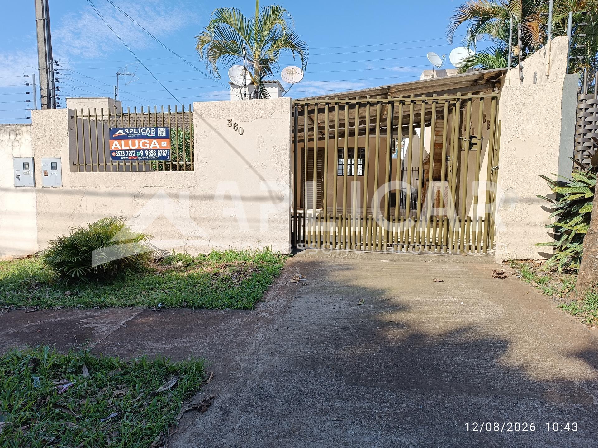 Casa com 02 dormitórios no Jardim Duarte, em Foz do Iguaçu - PR