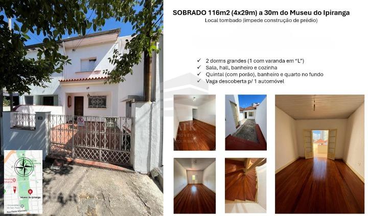 Casa com 2 dormit?rios ? venda, Vila Monumento, SAO PAULO - SP