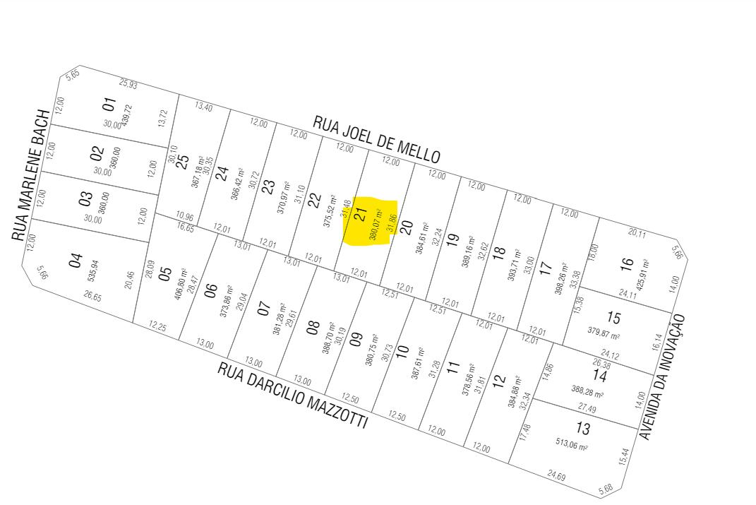 Lote ? venda no bairro S?o Luiz pr?ximo ao Shopping em Pato Br...
