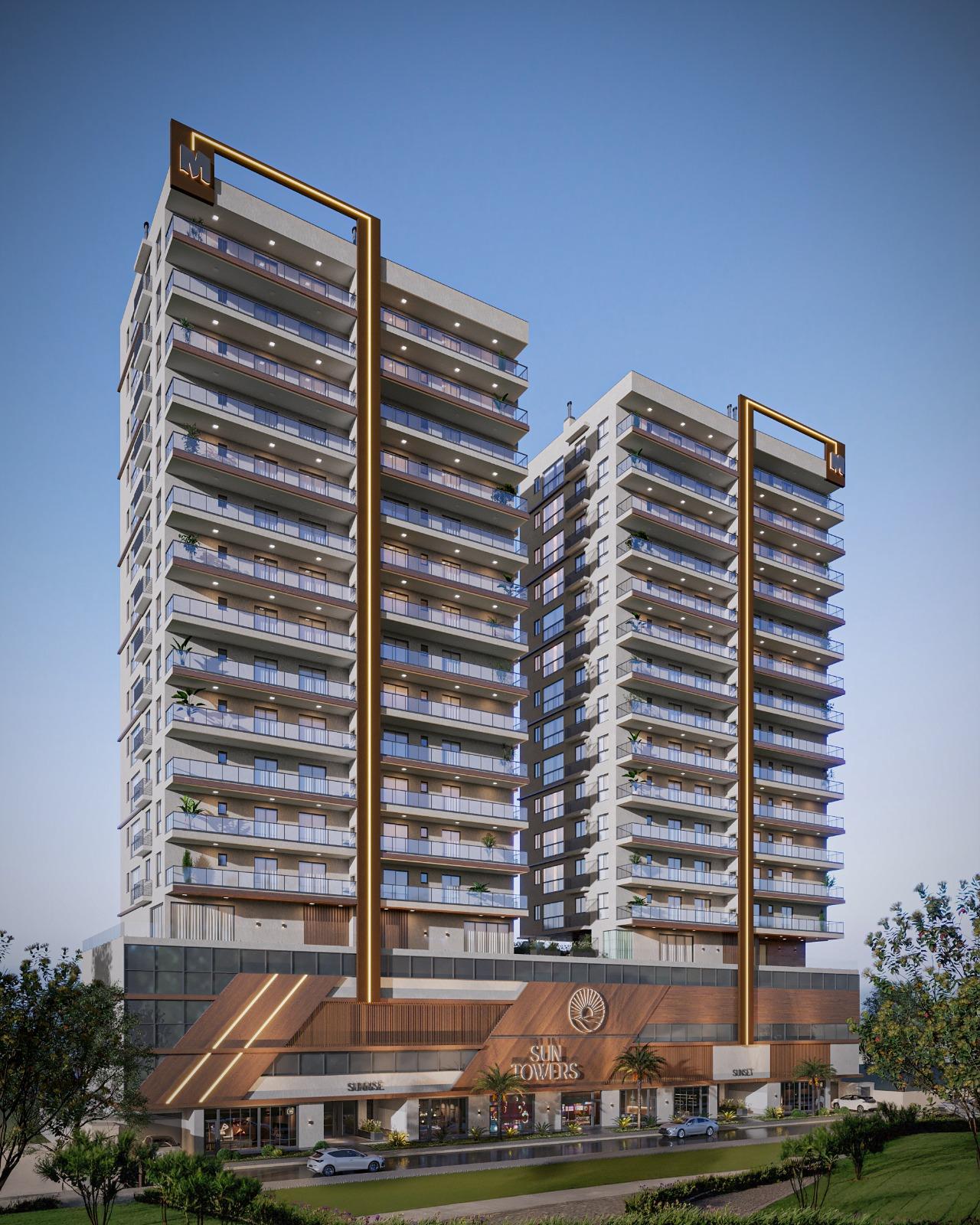 Apartamento alto padrão à venda no Sun Towers em Navegantes - SC