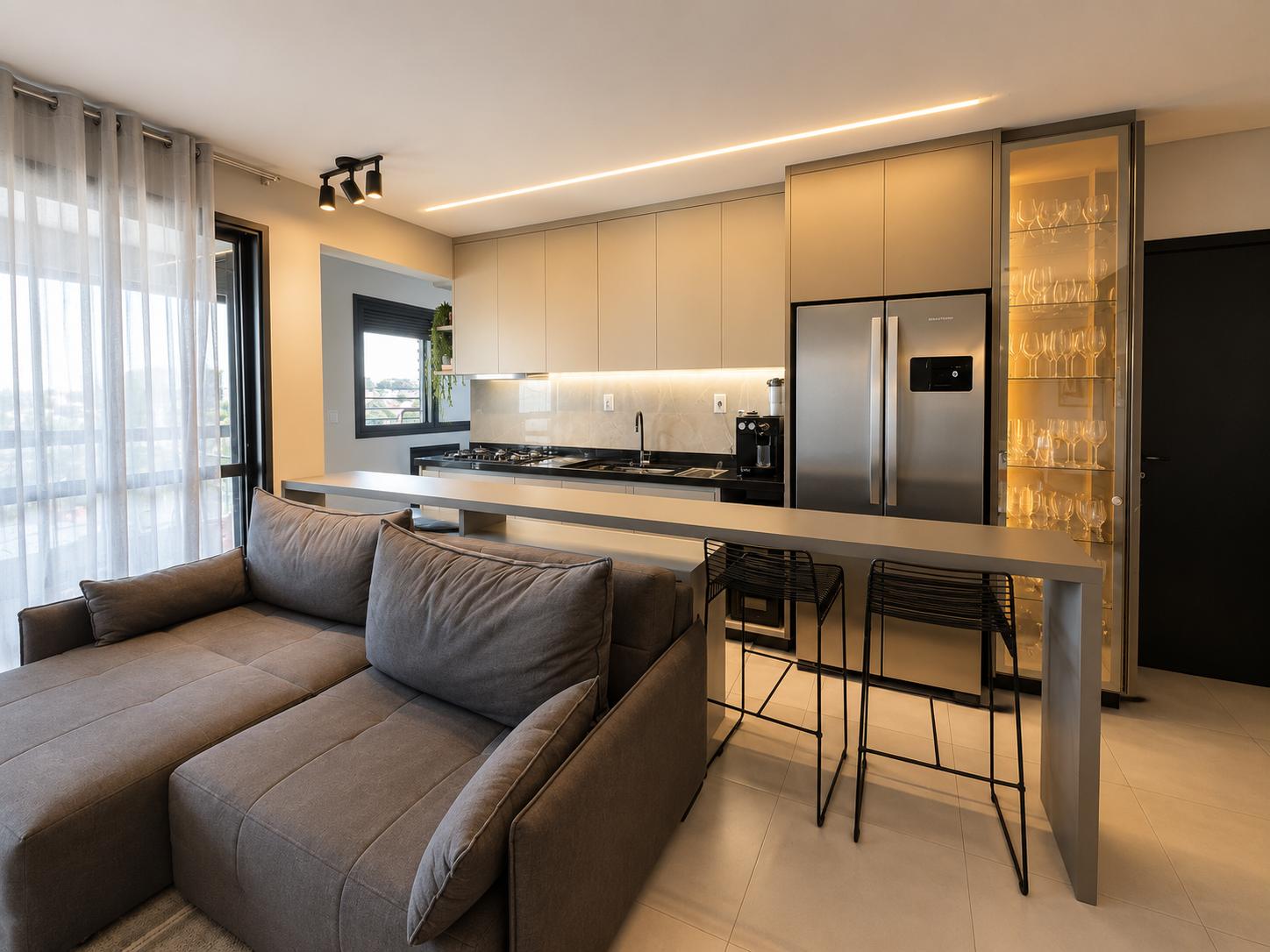 Apartamento mobiliado de alto padr?o no Edif?cio Urbanity