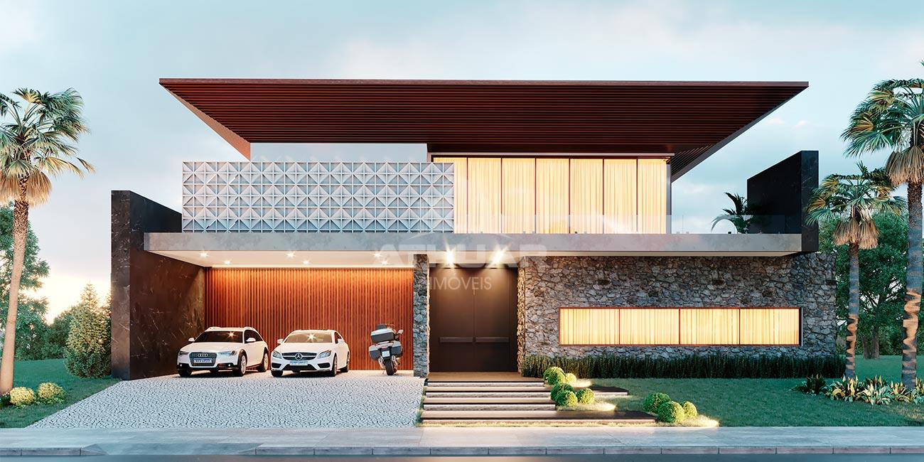 CASA DE ALTO PADR?O COM 5 SU?TES ? VENDA NO VILLAGE IGUASSU GO...