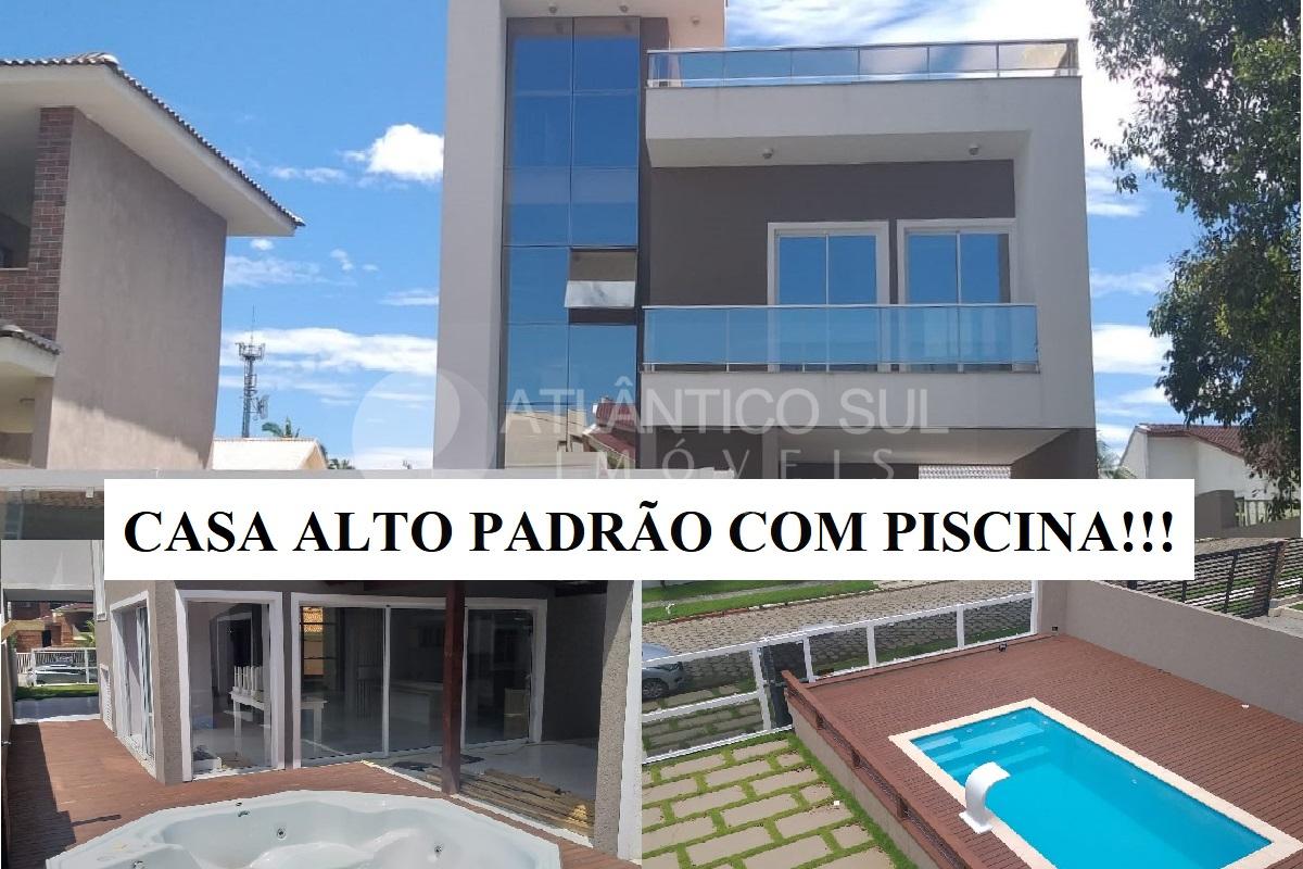 Casa com 03 suítes e piscina, ATAMI, PONTAL DO PARANA - PR. RE...