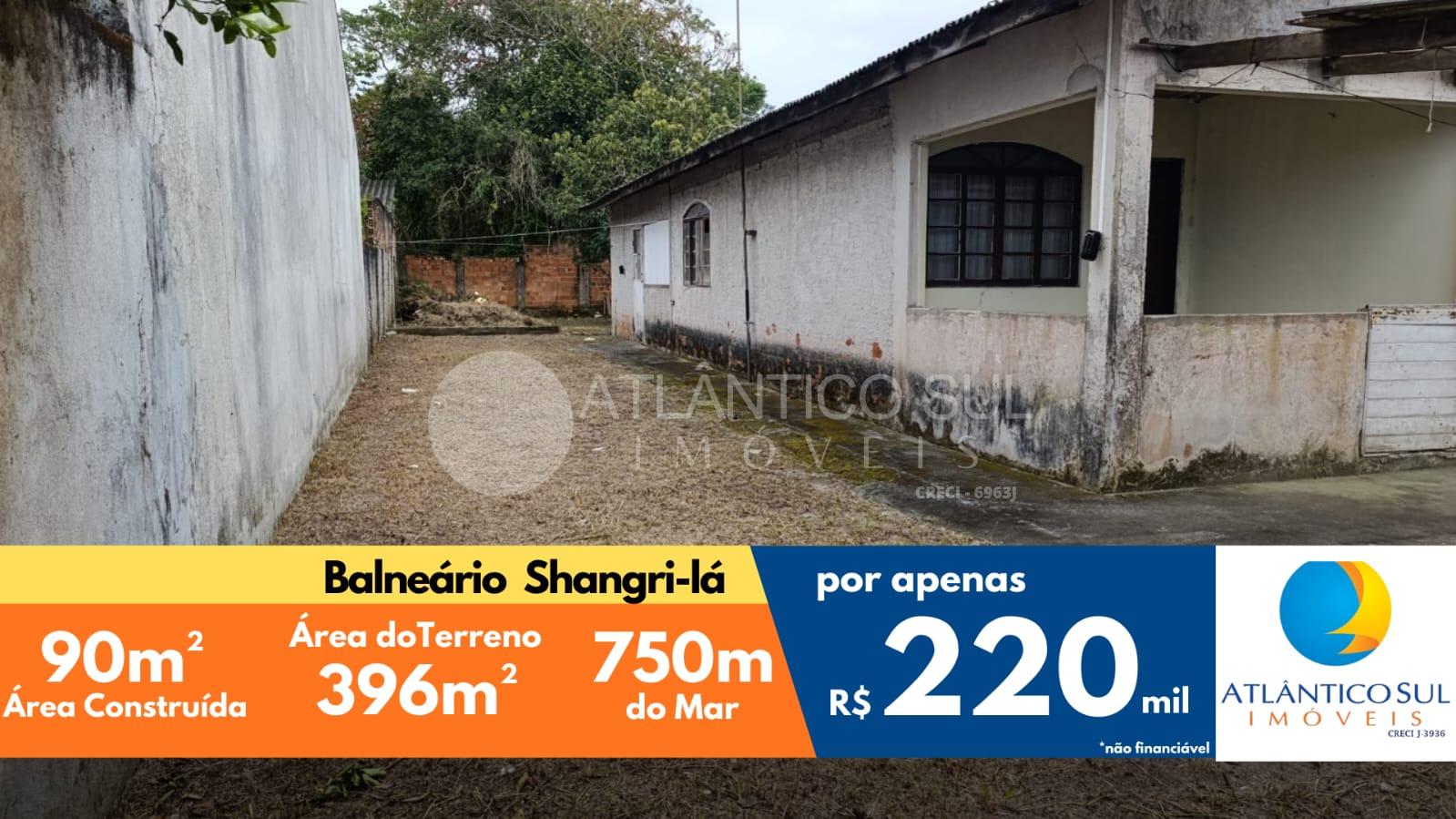 CASA À VENDA COM TERRENO GRANDE EM SHANGRI-LÁ, PONTAL DO PARAN...