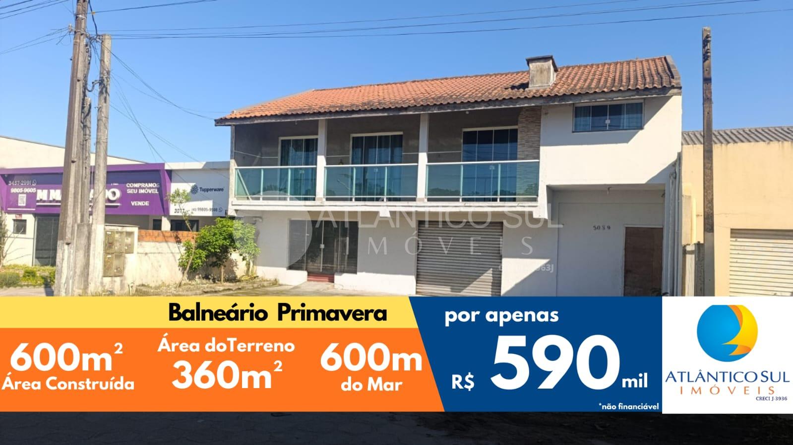 IMÓVEL COMERCIAL FRENTE A RODOVIA EM PONTAL DO PARANA - PR