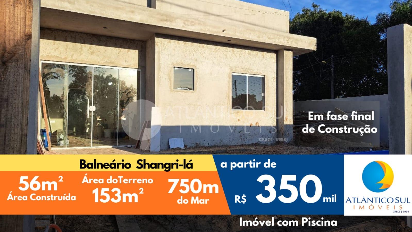 Casa com piscina à venda, SHANGRI-LÁ, PONTAL DO PARANA - PR