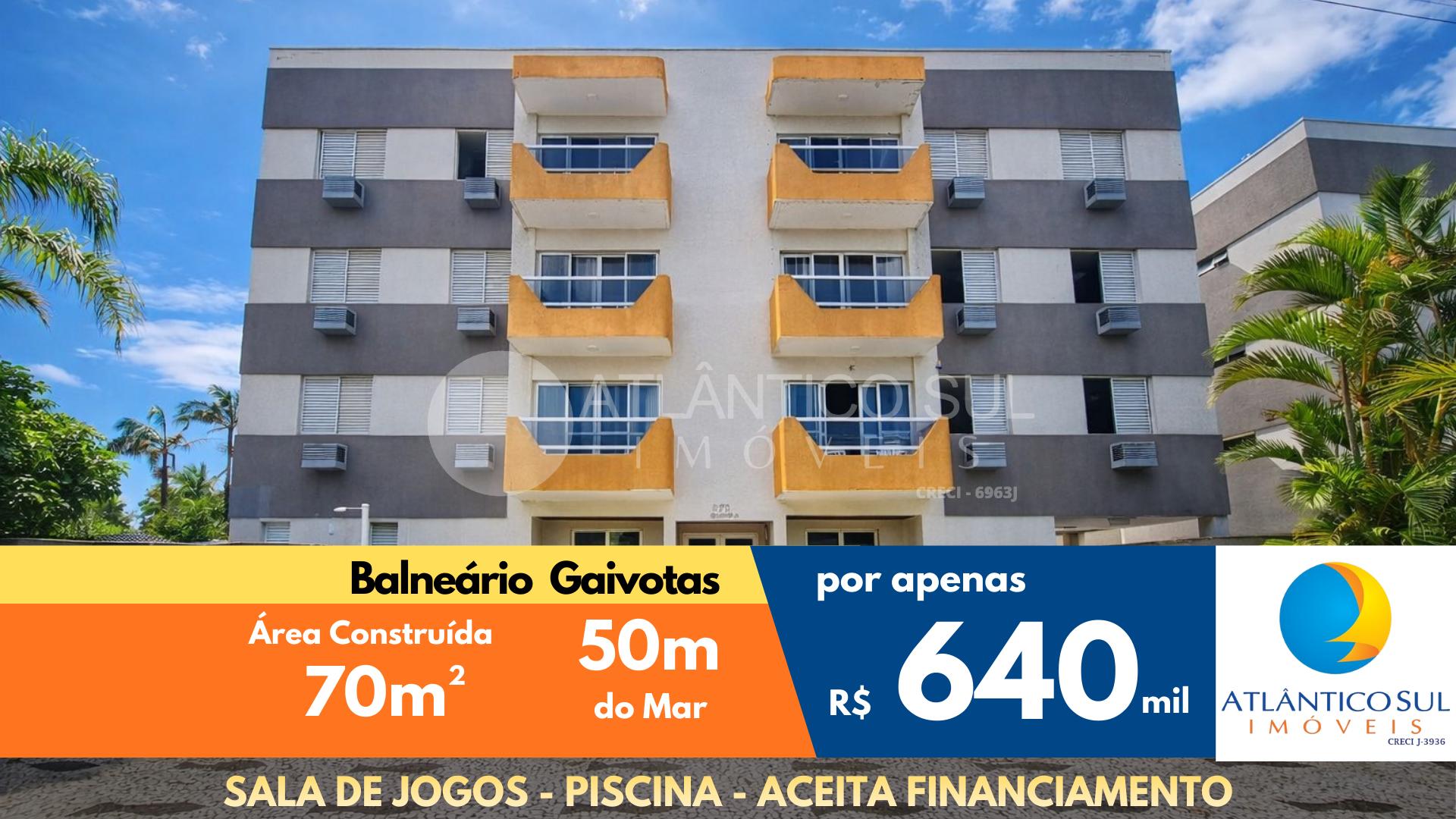APARTAMENTO QUADRA MAR, 3 QUARTOS, PISCINA, GAIVOTAS, MATINHOS...