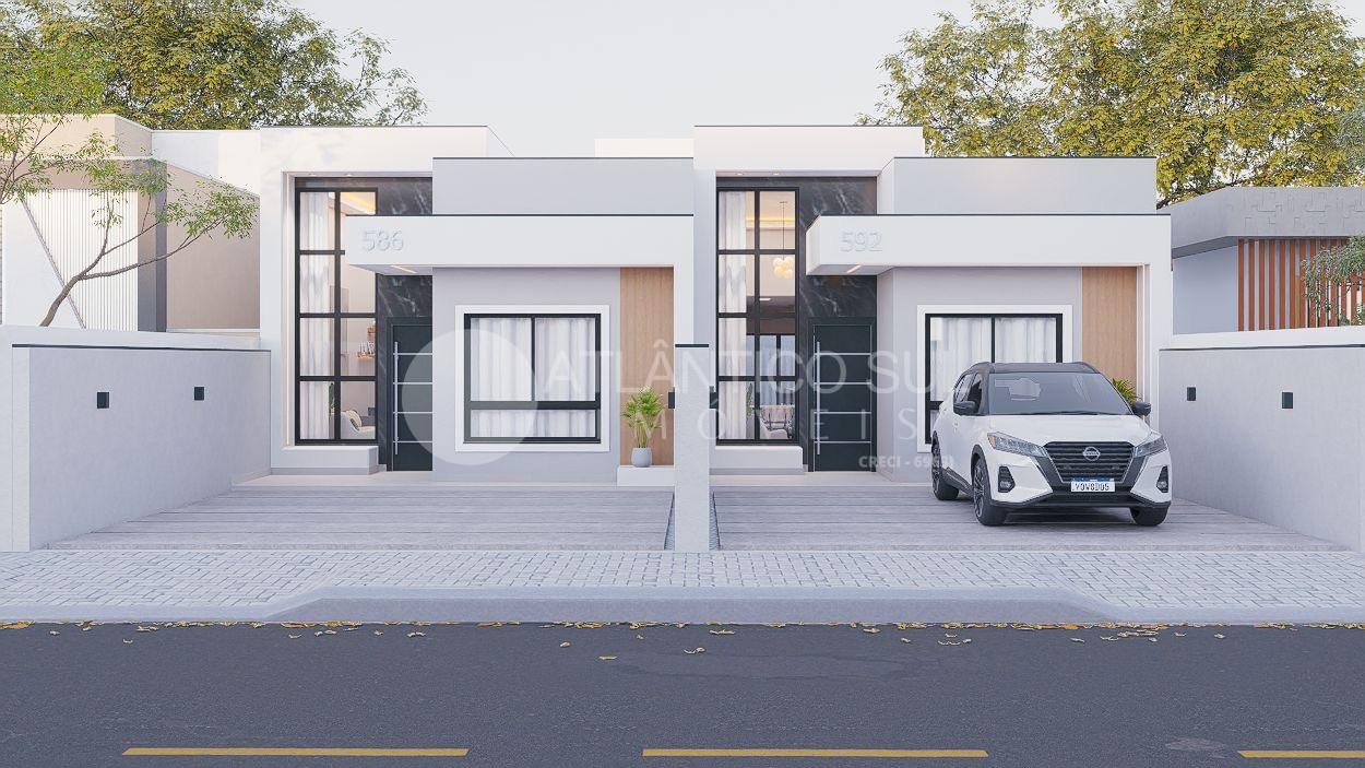 Casas novas com 3 quartos à venda, Leblon, PONTAL DO PARANA - PR