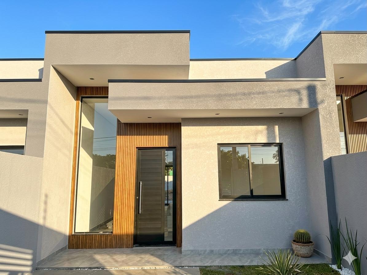Casas novas  à venda, 450 metros do mar em GAIVOTAS, MATINHOS ...