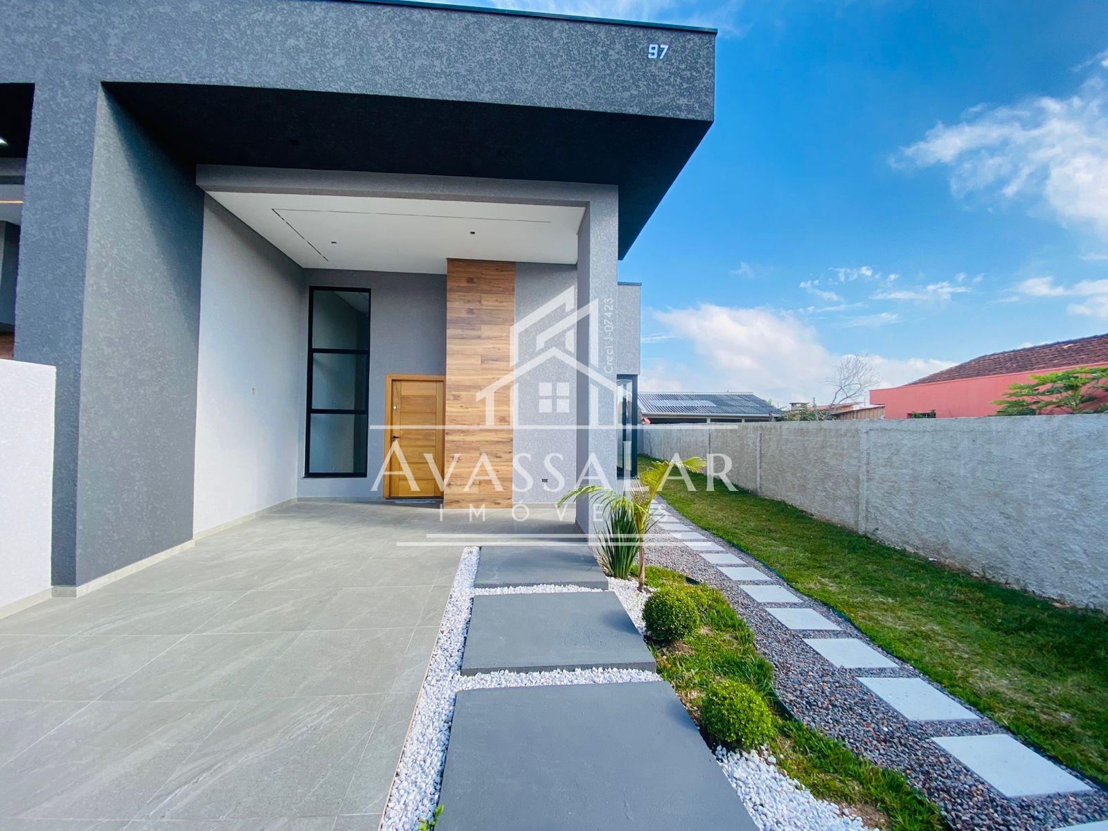 CASA COM 3 DORMITORIOS SENDO 1 COM SUITE COM VAGA DE GARAGEM P...