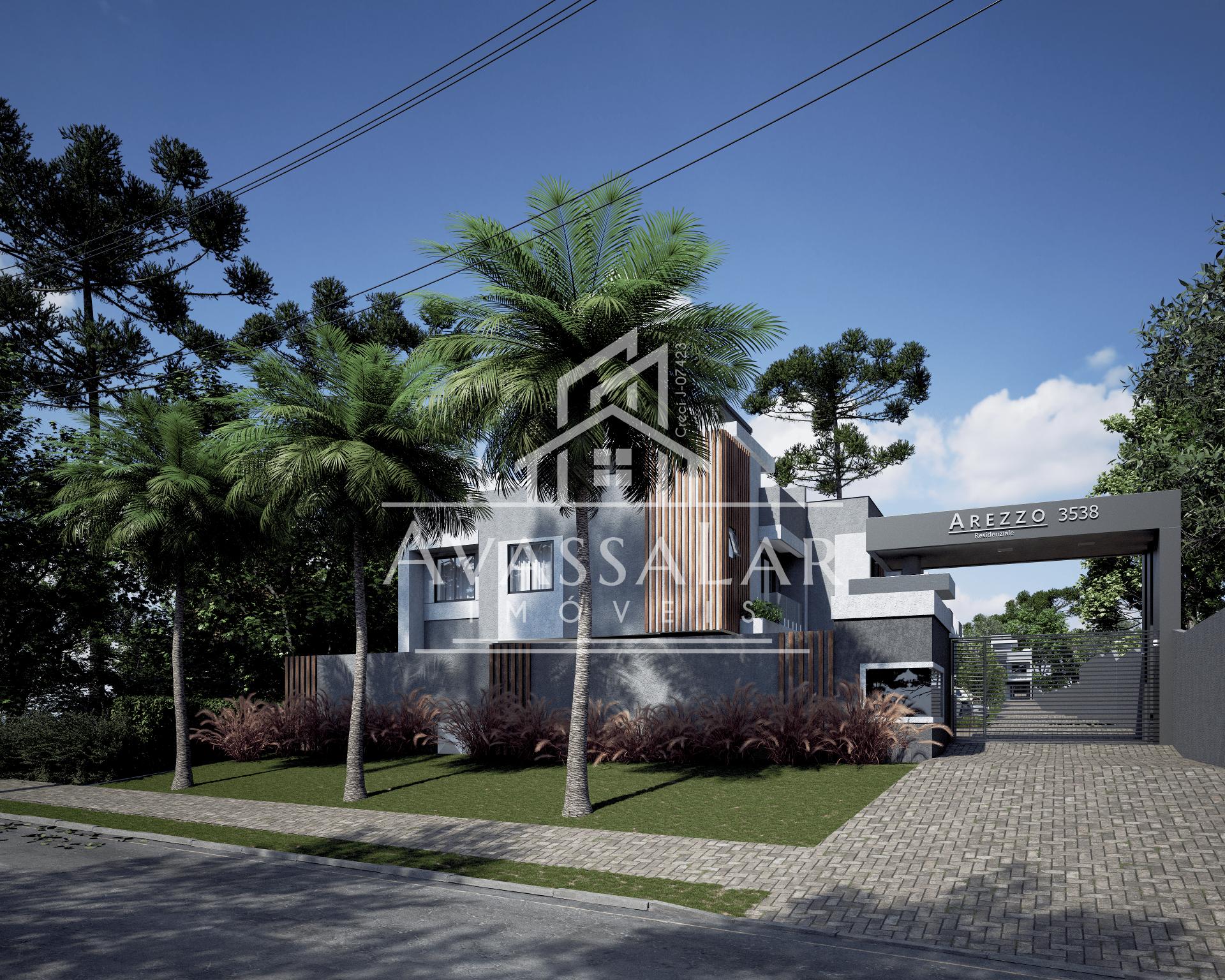 Sobrados com 3 dormit?rios no Residencial Arezzo, Umbar?, Curi...