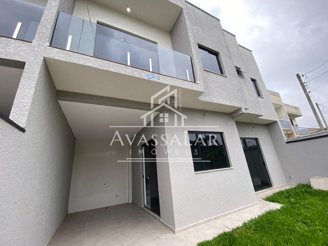 Sobrado Moderno com 3 Quartos e Vista Arborizada, Umbar?, CURI...