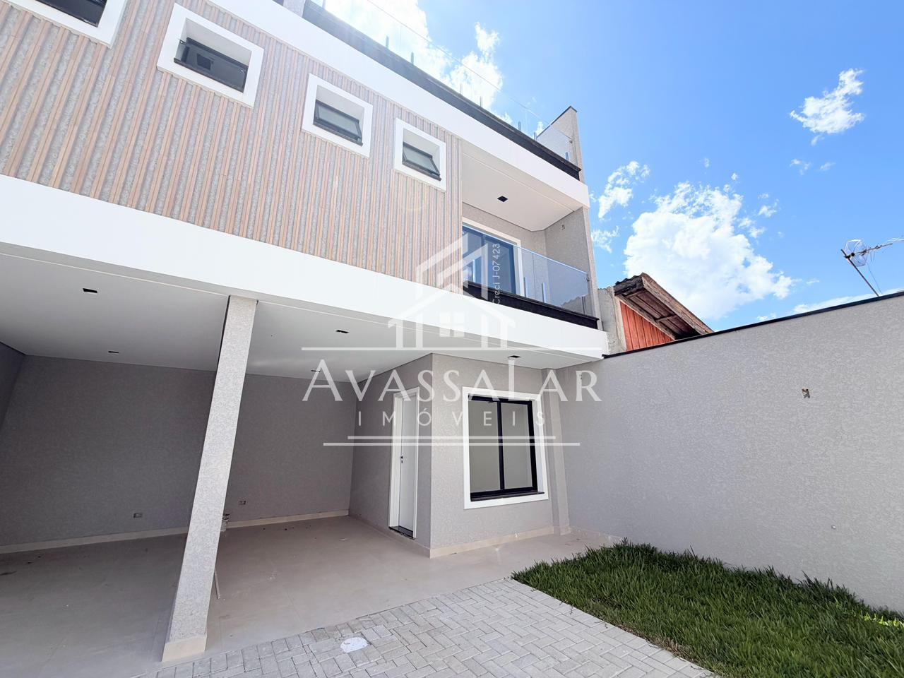 Sobrado ? venda com terra?o, S?tio Cercado, CURITIBA - PR