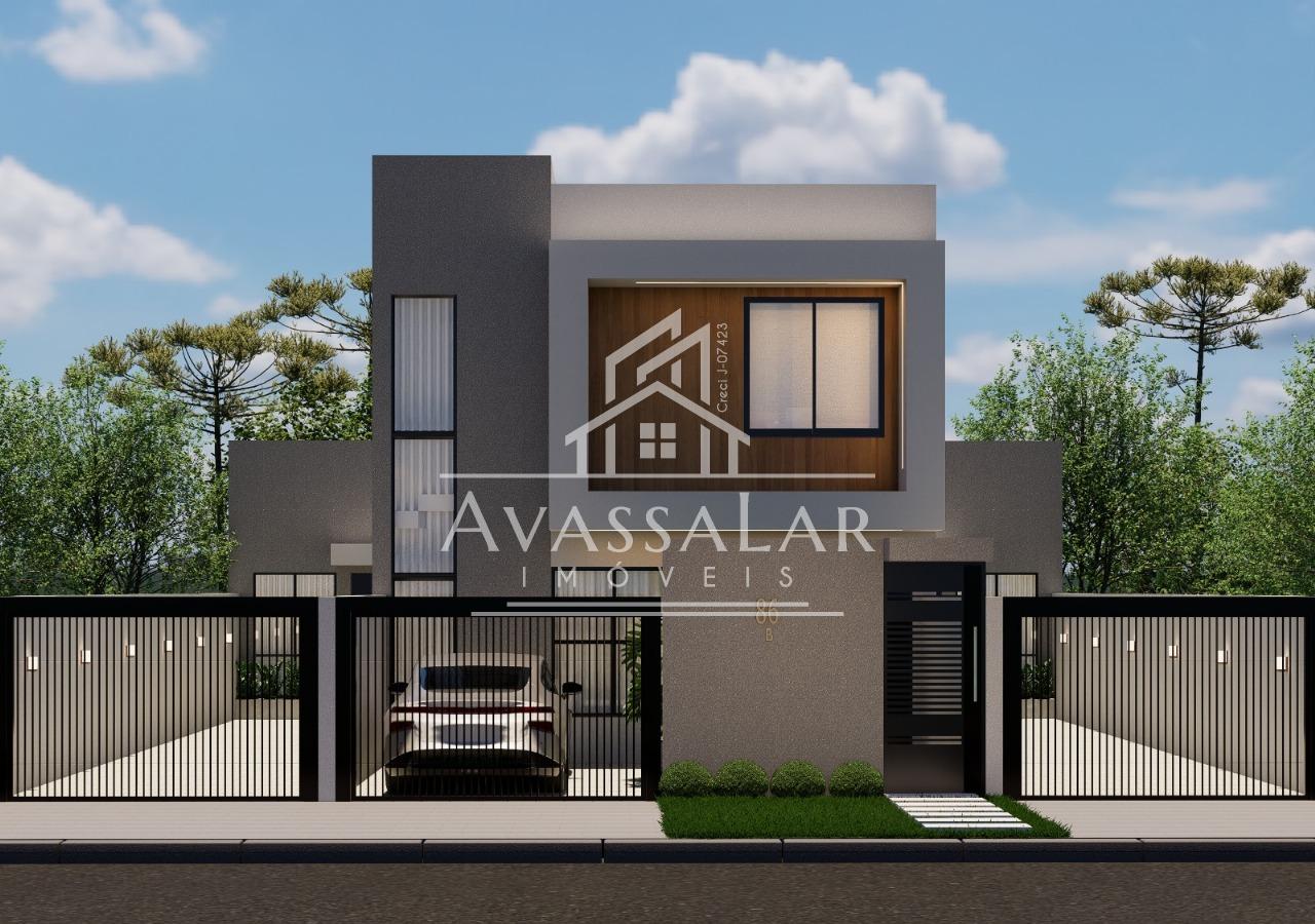 Sobrado com 2 su?tes e espa?o gourmet ? venda em Curitiba PR