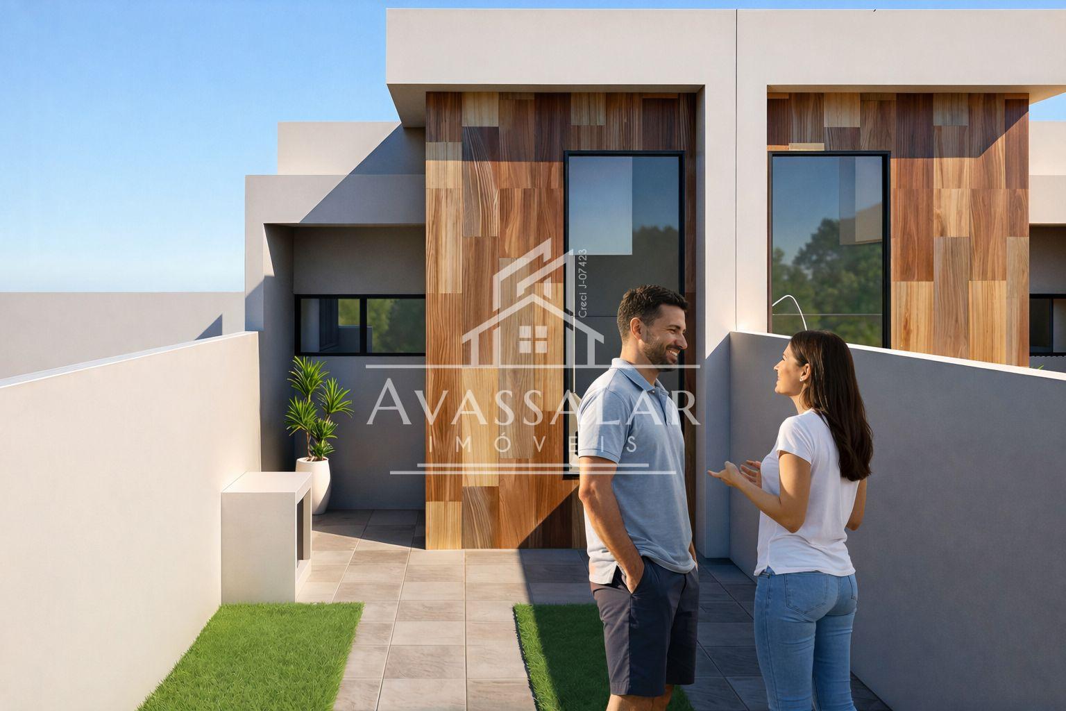 Casa t?rrea com 2 dormit?rios, sendo 1 su?te ? venda no Umbar?...