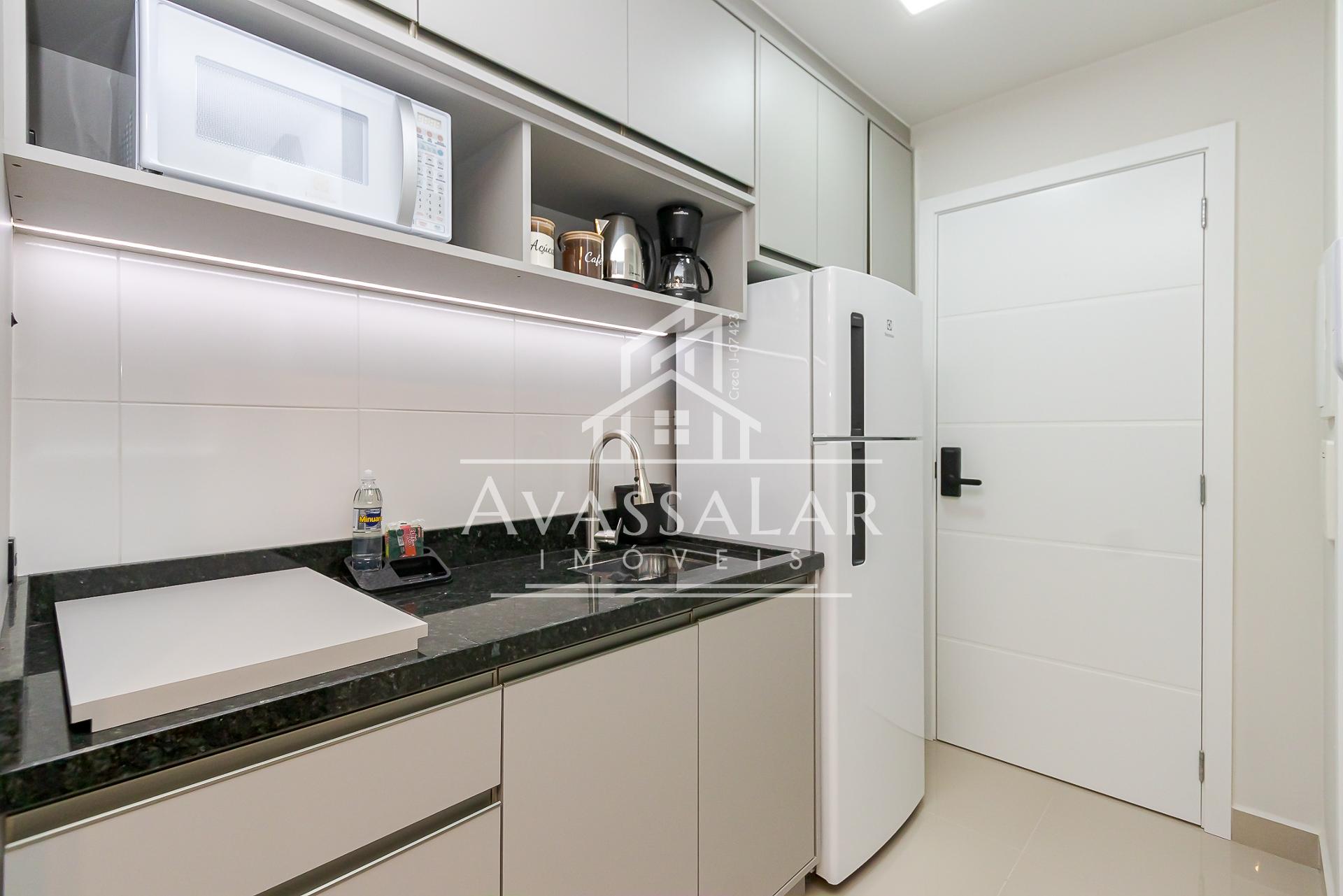 Studio mobiliado para loca??o - Centro | Curitiba PR
