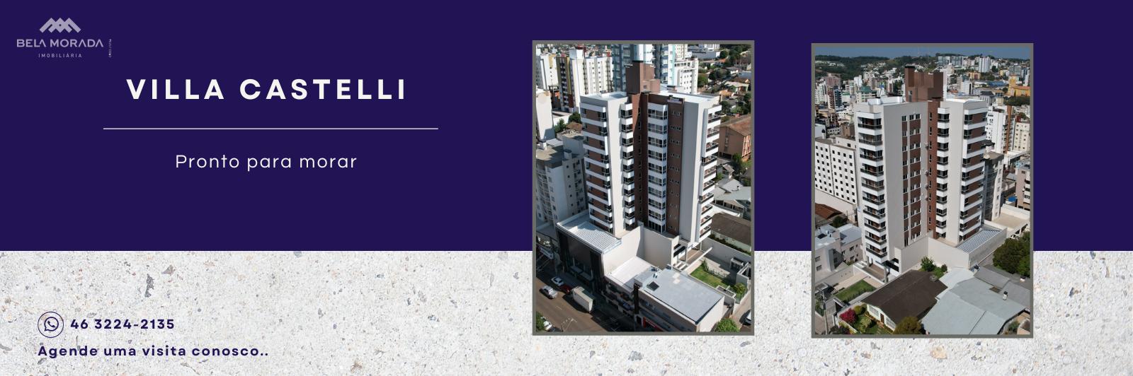 APARTAMENTO NOVO A VENDA - EDIFICIO RESIDENCIAL VILLA CASTELLI