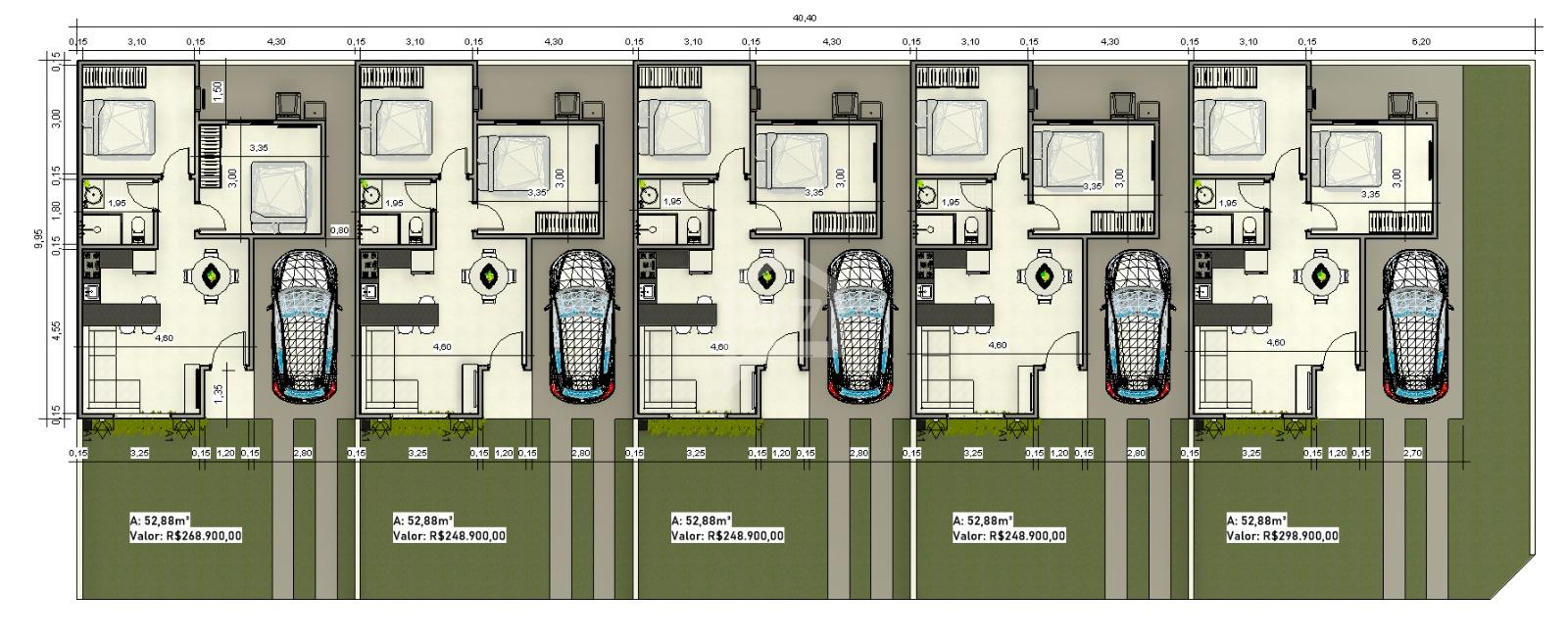 Casa em Construção à Venda - 2 Dorms - Bairro Aeroporto