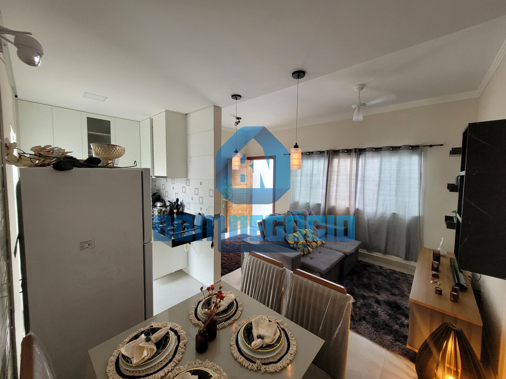 Casa mobiliada com 2 quartos, 2 banheiros e gourmet à venda, T...