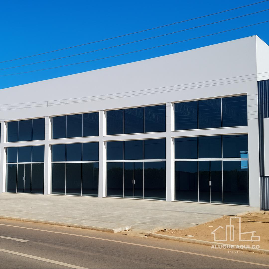 Galpão comercial novo, Av. Brasil Sul Anápolis, 1.500 m , telha Isoeste.