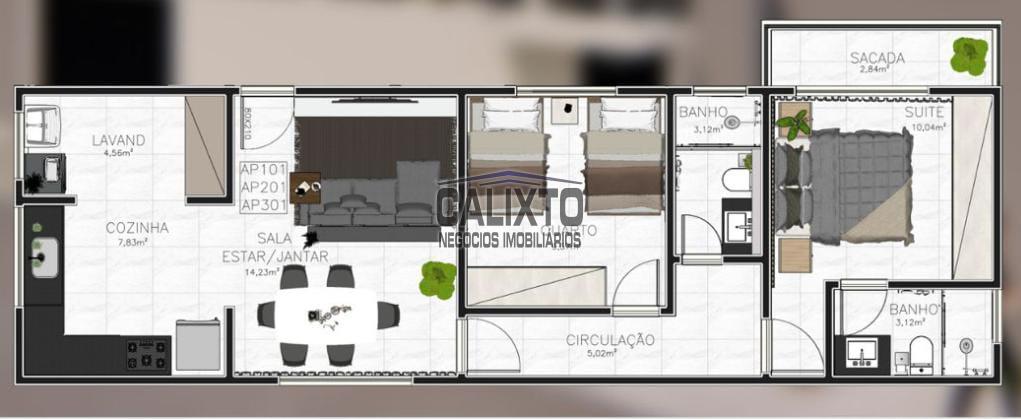 APARTAMENTO BAIRRO JARDIM PATRÍCIA