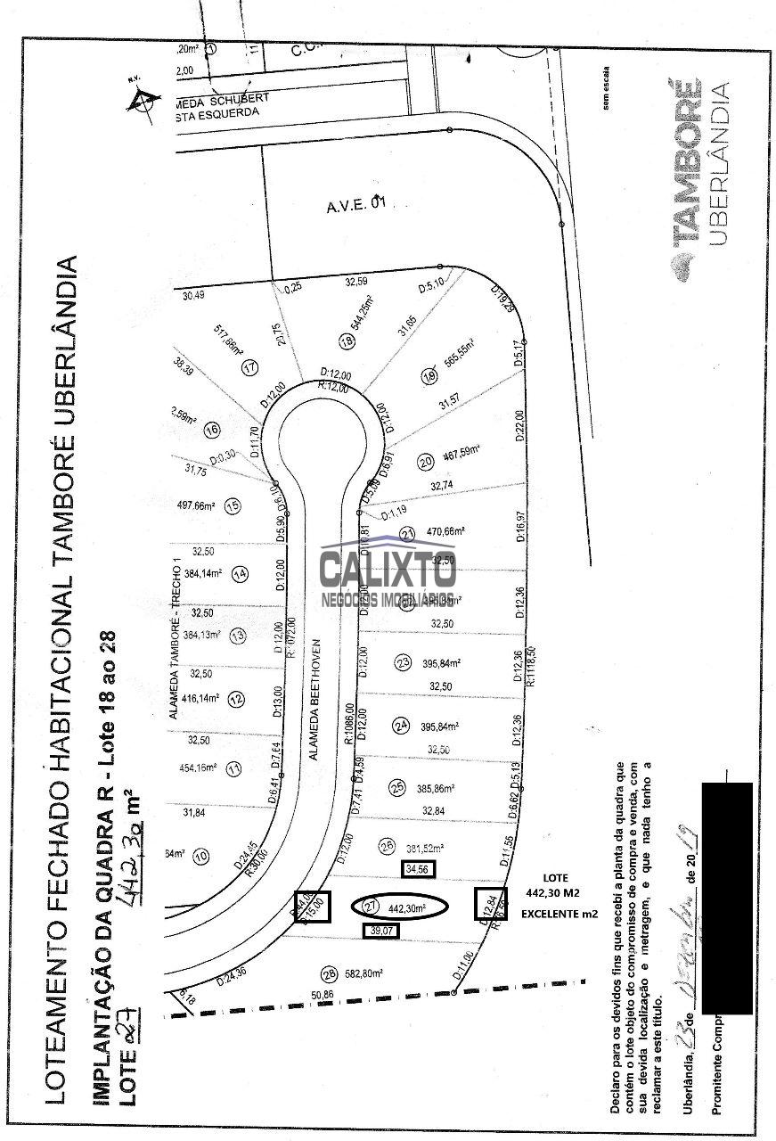 TERRENO CONDOMINIO TAMBORÉ