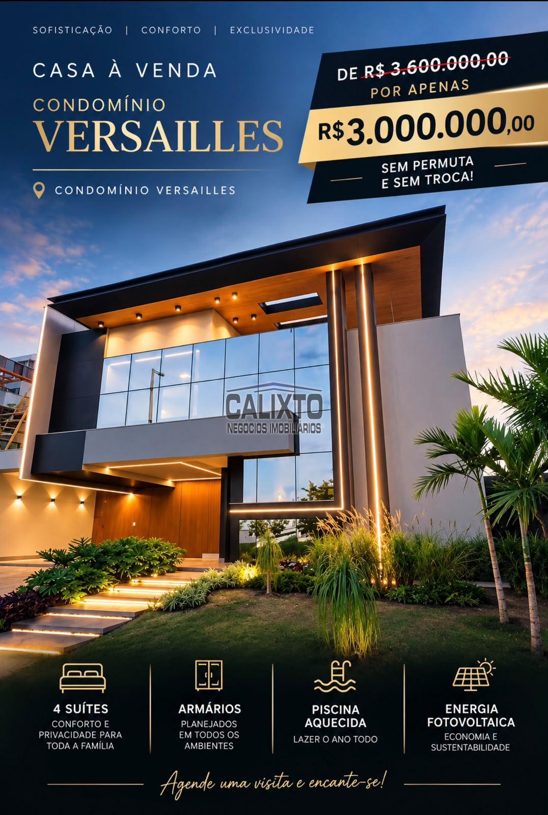 CASA A VENDA CONDOMINIO JARDIM VERSAILLES