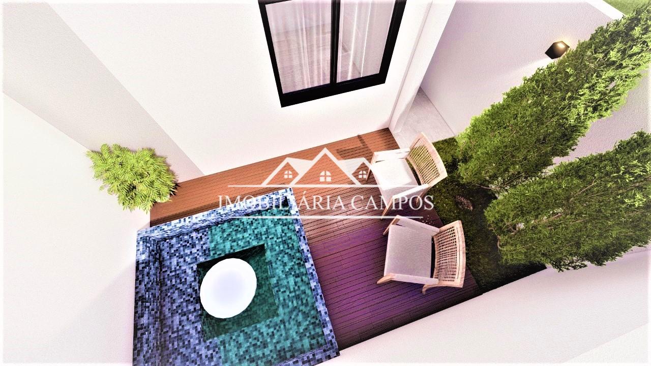 LINDA CASA COM 2 QUARTOS, ÁREA GOURMET E PISCINA NO JD. PANORAMA