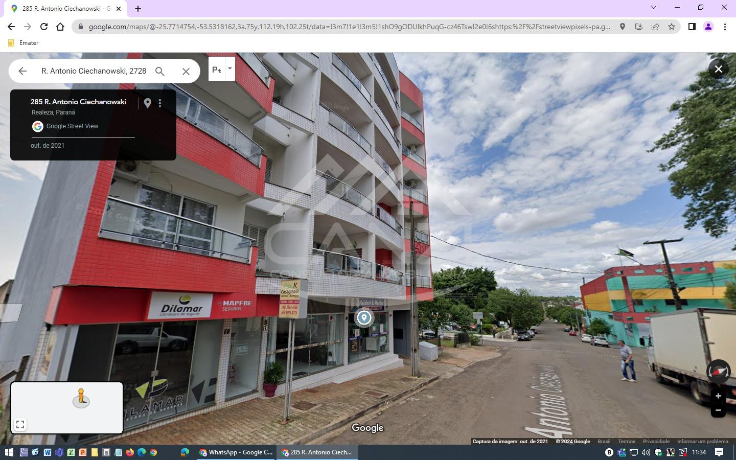 Apartamento com 2 dormitrios  venda, Centro, REALEZA - PR