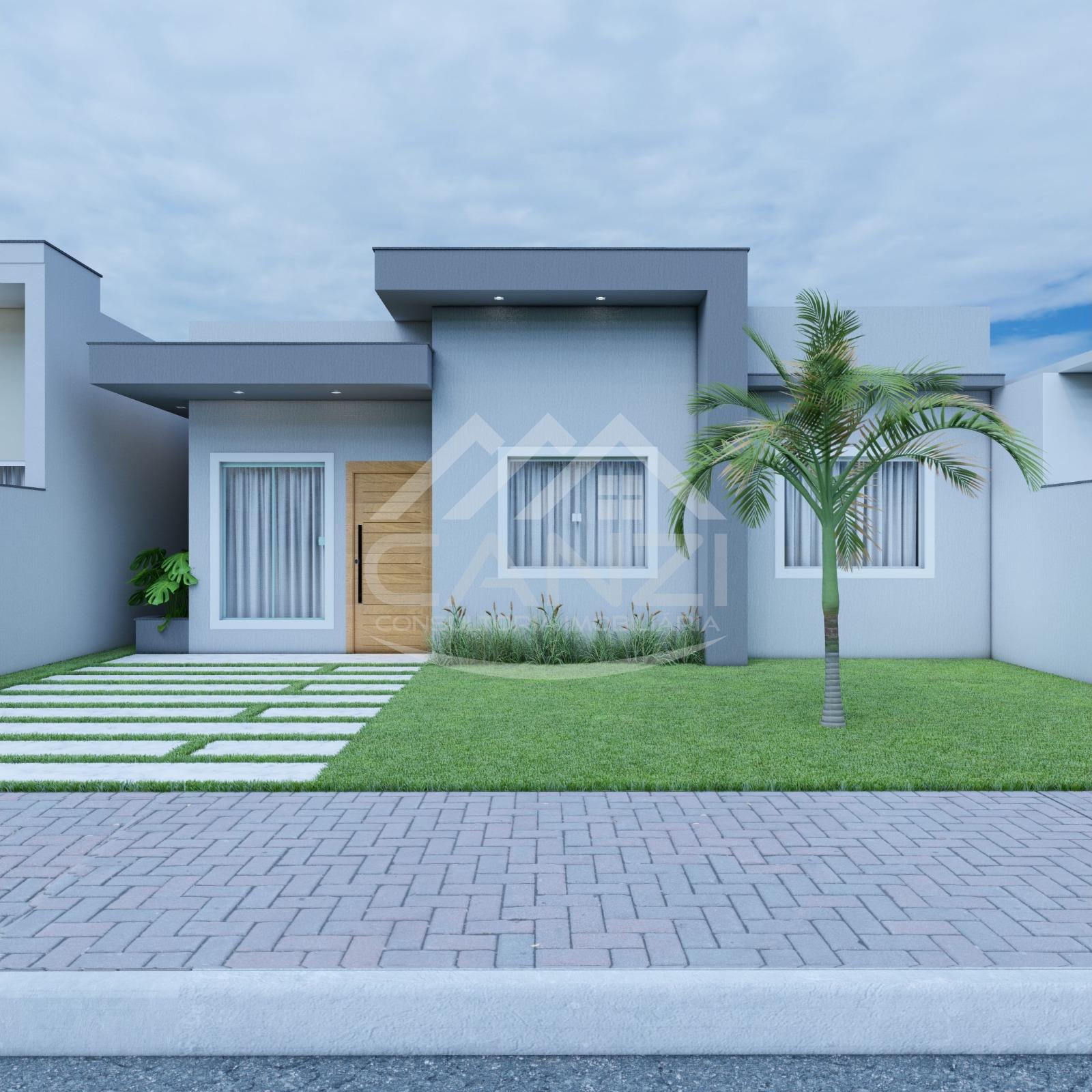 Casa em constru��o, cozinha, sala, 02 quartos, banheiro social, lavanderia, �rea constru�da 62.33m .