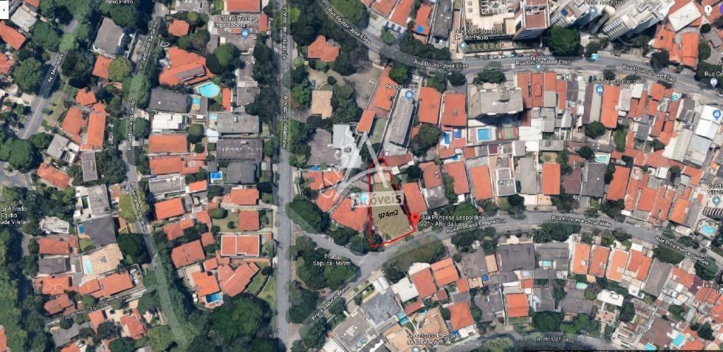 Terreno à venda, 974 m² por R$ 2.950.000 - Alto da Lapa - São ...