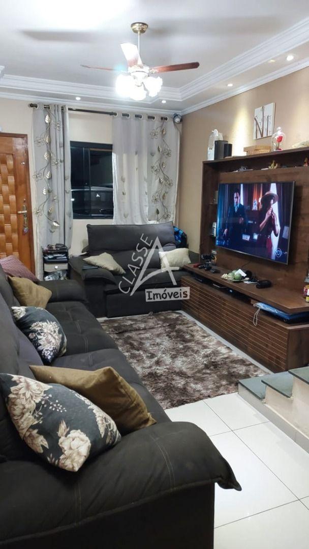 Casa com 2 dormitórios à venda,125.00 m , Jardim Santista, MAU...