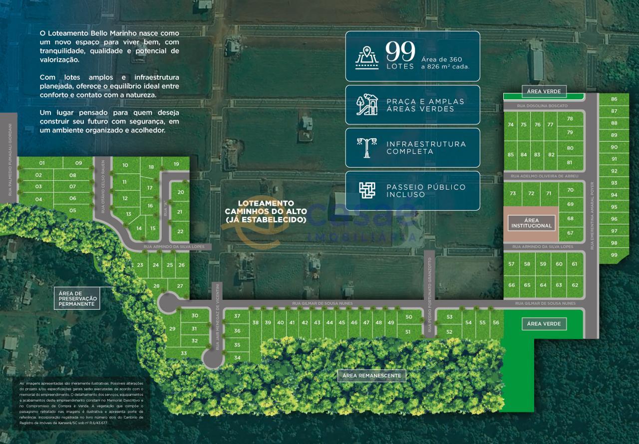 LANÇAMENTO DE LOTEAMENTO BELLO MARINHO