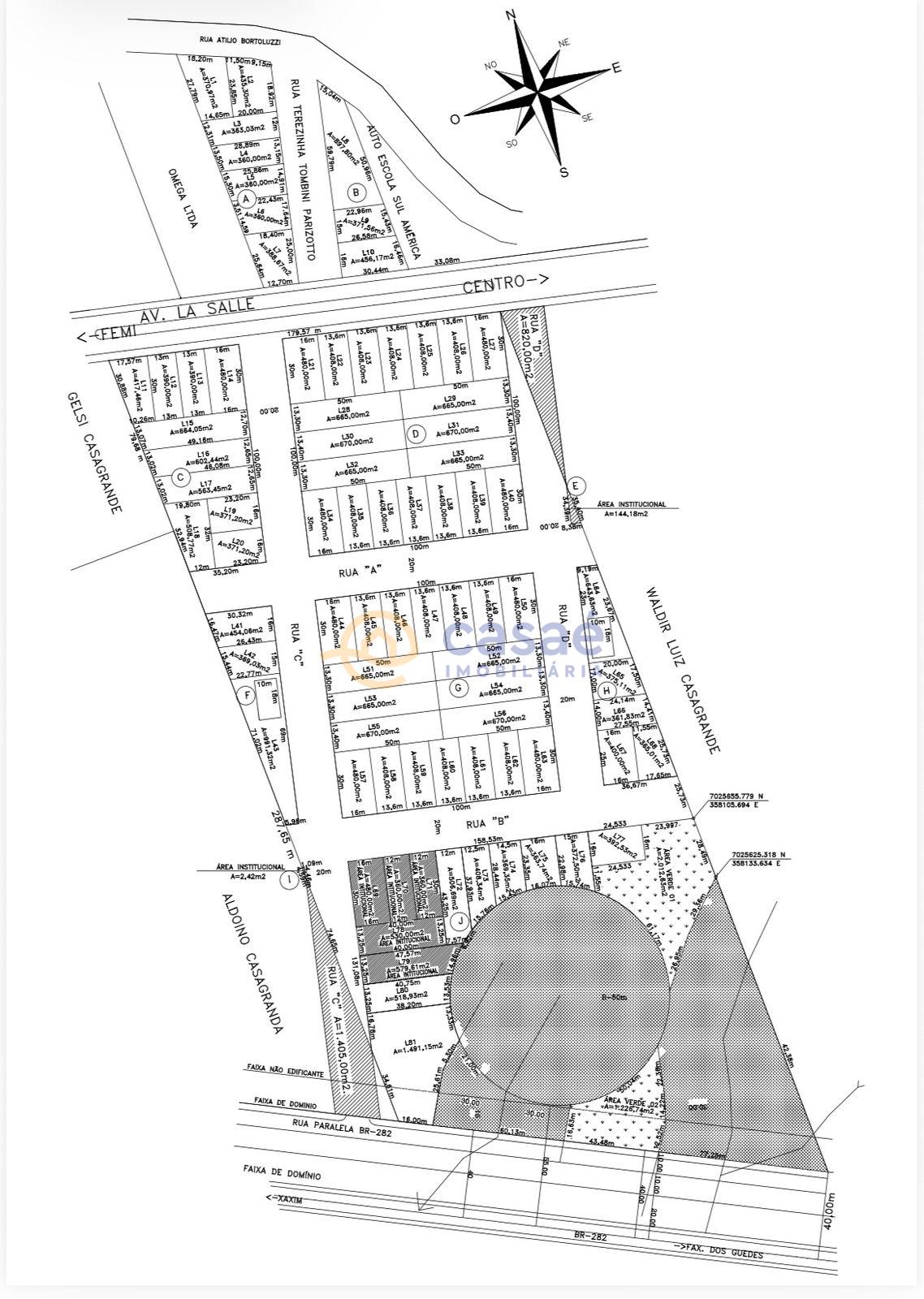 Terreno à venda, NOSSA SENHORA DE FATIMA, XANXERE - SC
